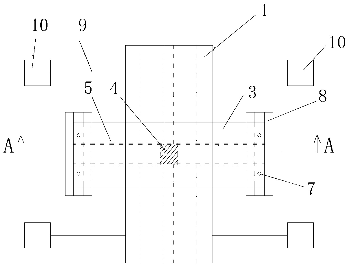 Floating-type breakwater with anti-rolling function