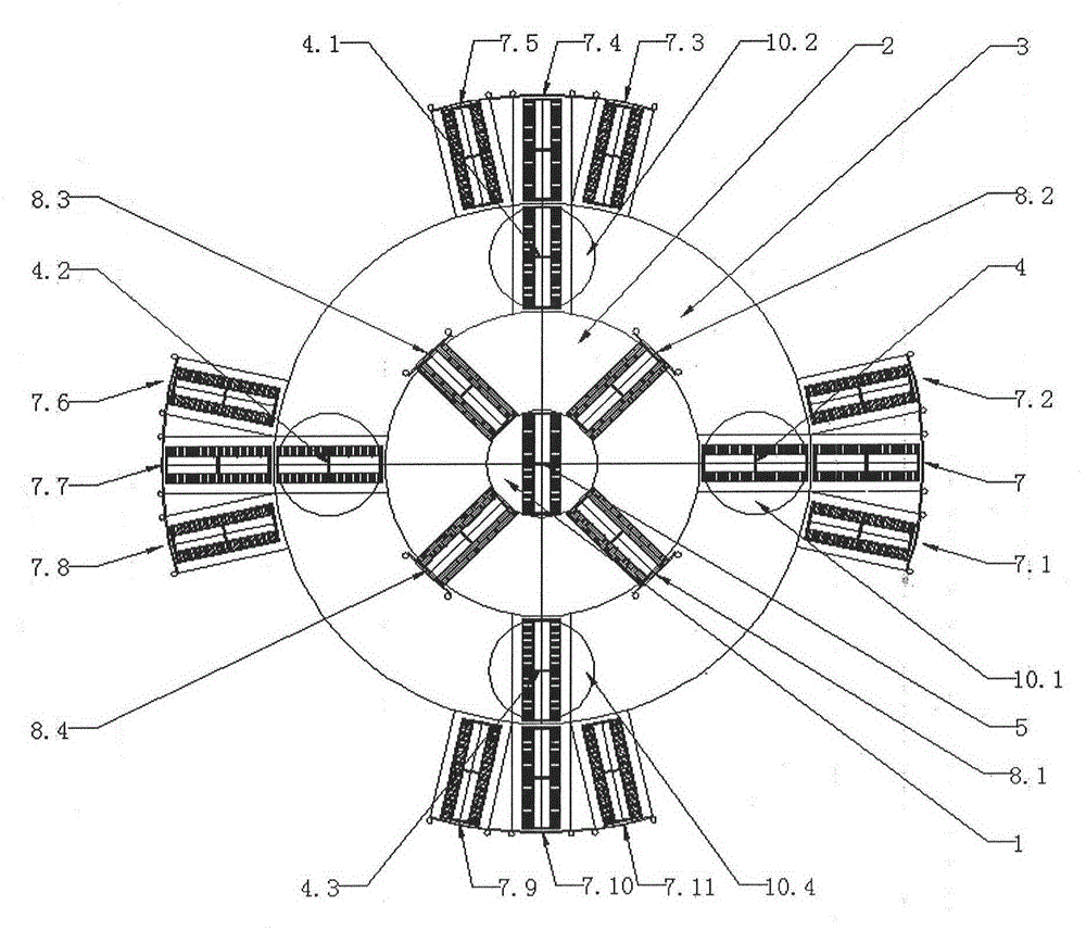 Intelligent multiple-access multiple-lifter stereo parking garage capable of achieving vehicle taking through any access