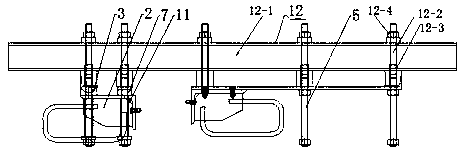 Integrated integral installation comb plate expansion joint device and construction method