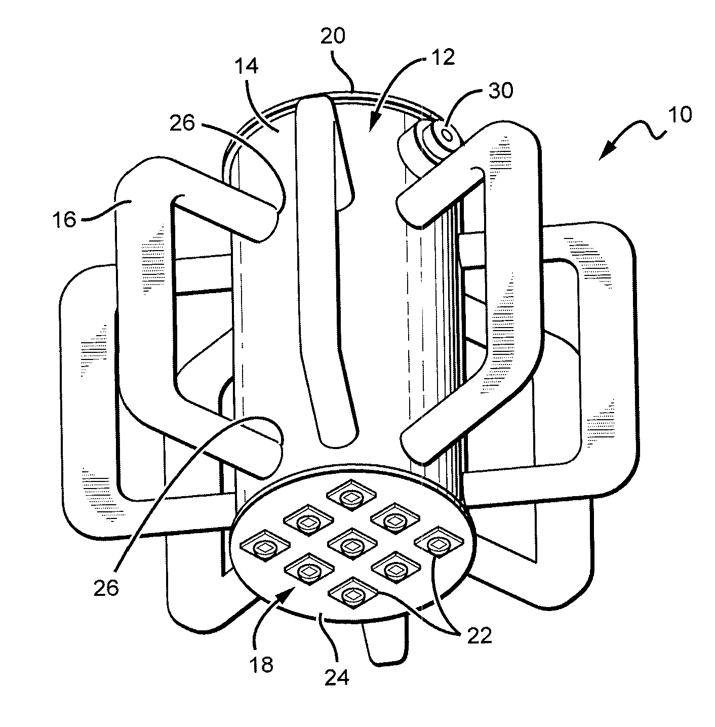 Passive phase change radiators for LED lamps and fixtures