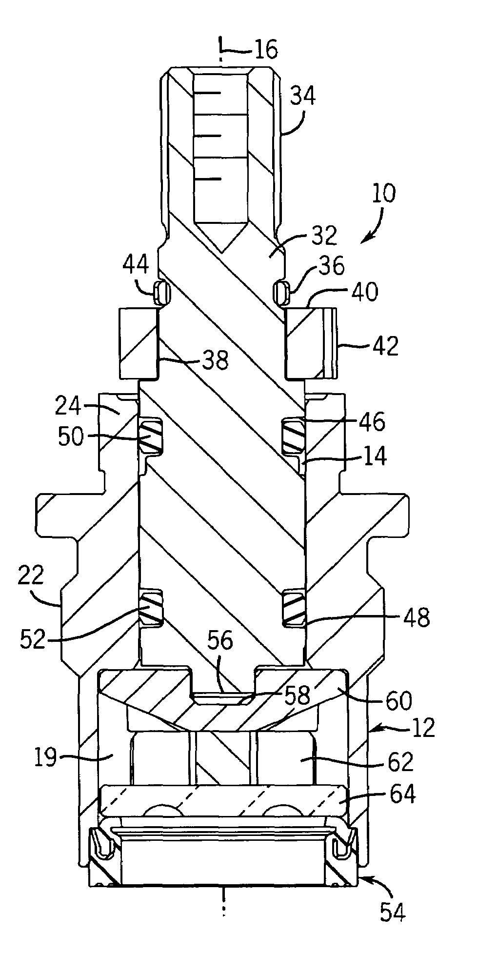 Valve with bi-loading seal