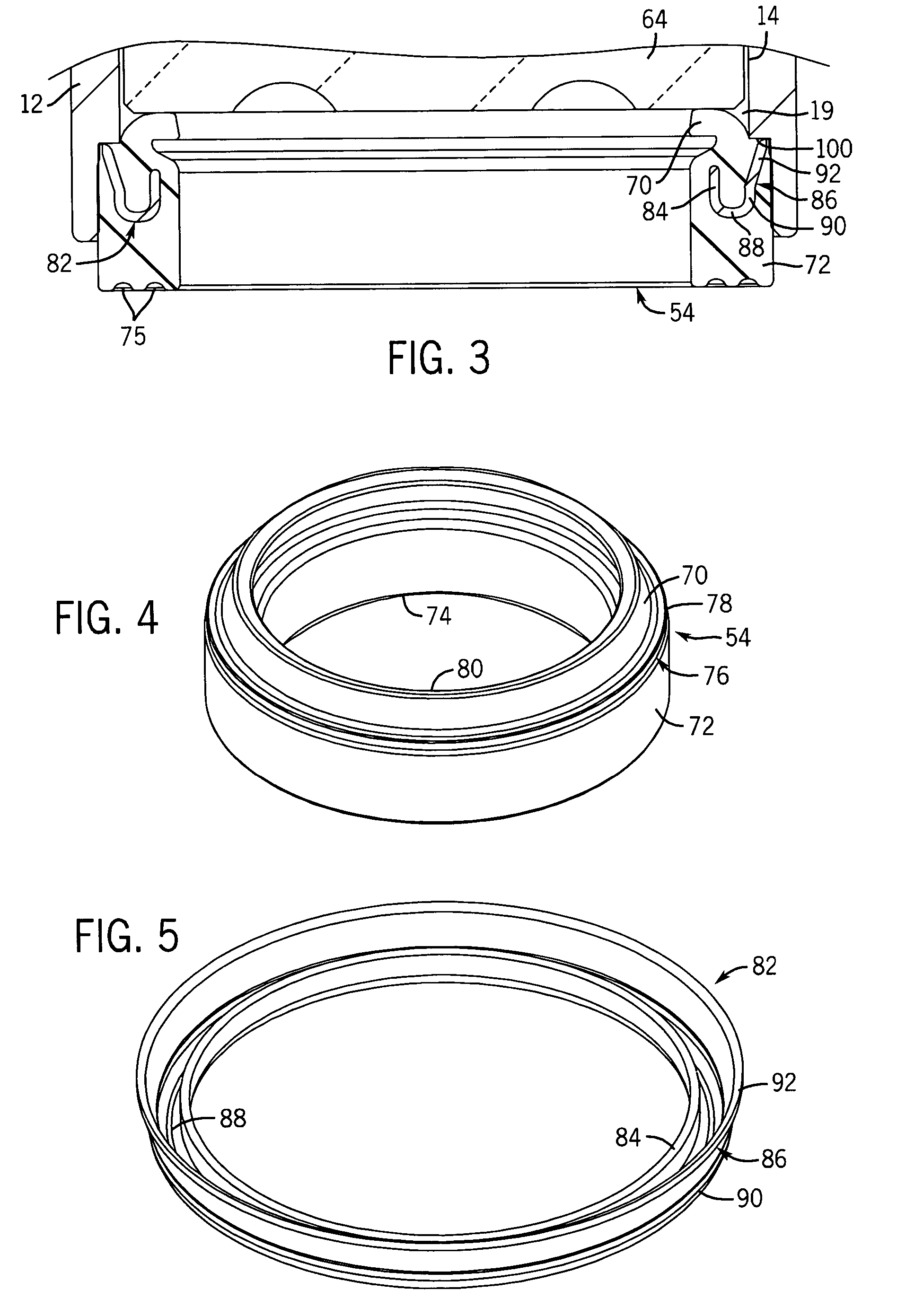 Valve with bi-loading seal