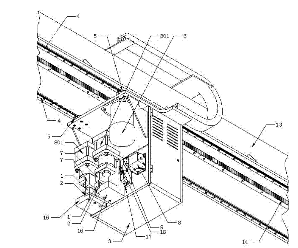 Cold-rolled wire online automatic rebar butt welding device