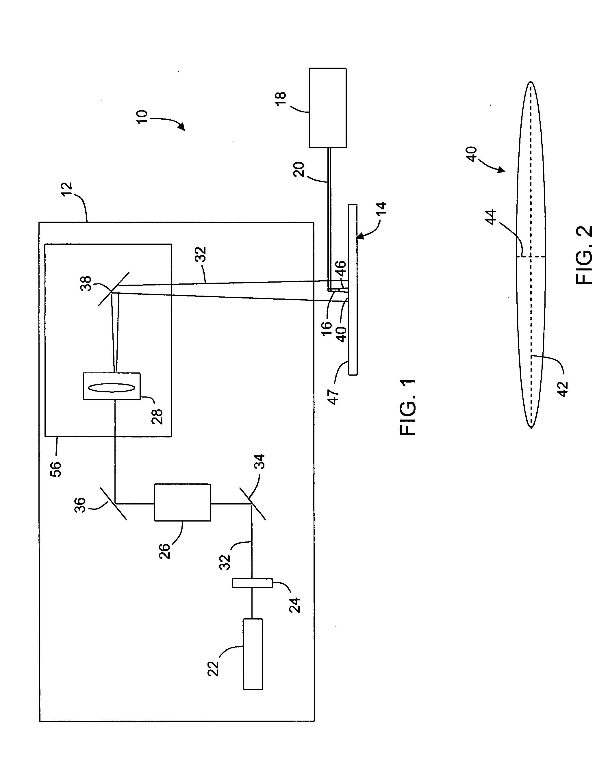 Method and apparatus for scoring and separating a brittle material with a single beam of radiation