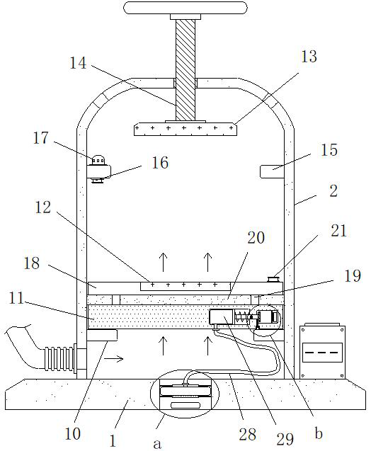 Lung training device for respiratory medicine patient