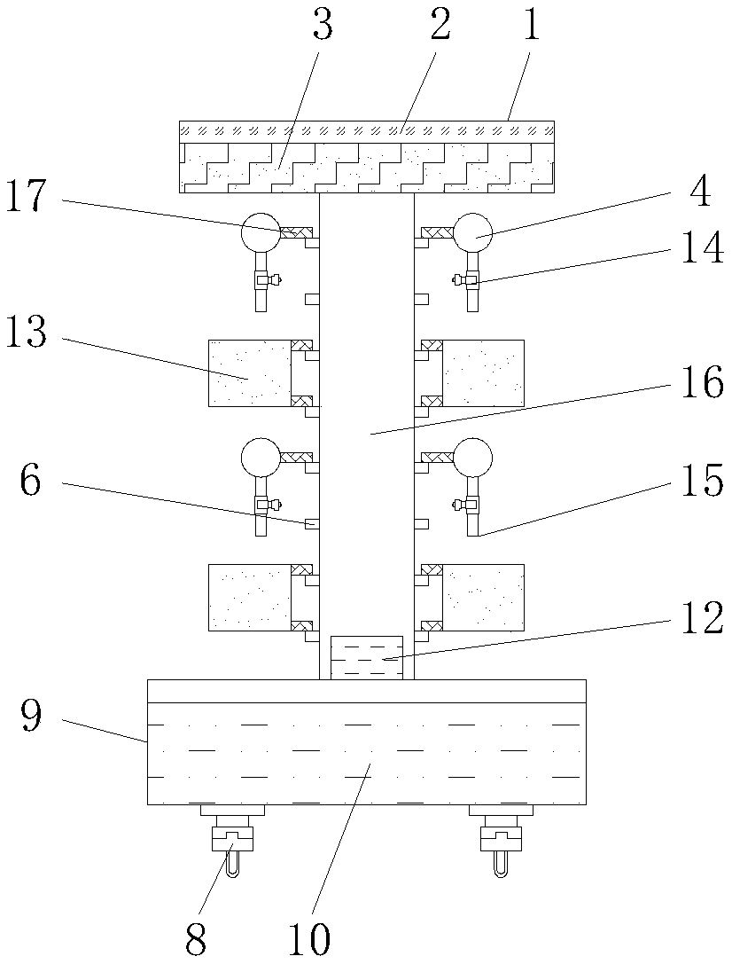 Three-dimensional strawberry planting tank for intelligent agriculture