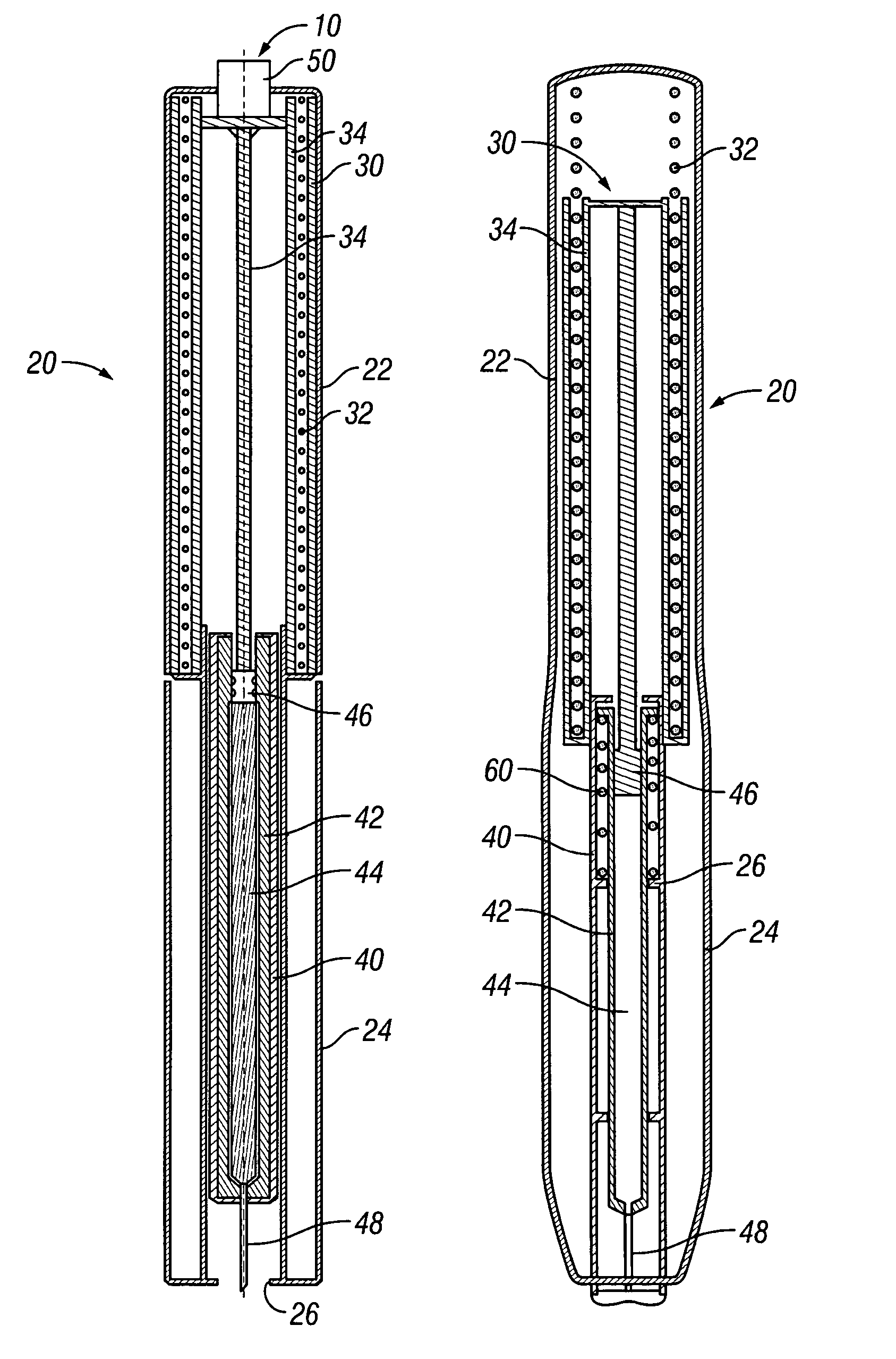 Reusable, spring driven autoinjector