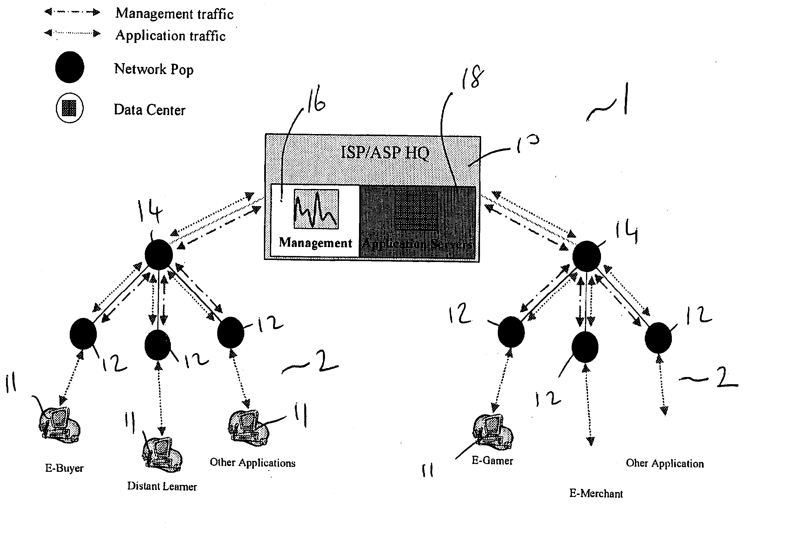 Server module and a distributed server-based internet access scheme and method of operating the same