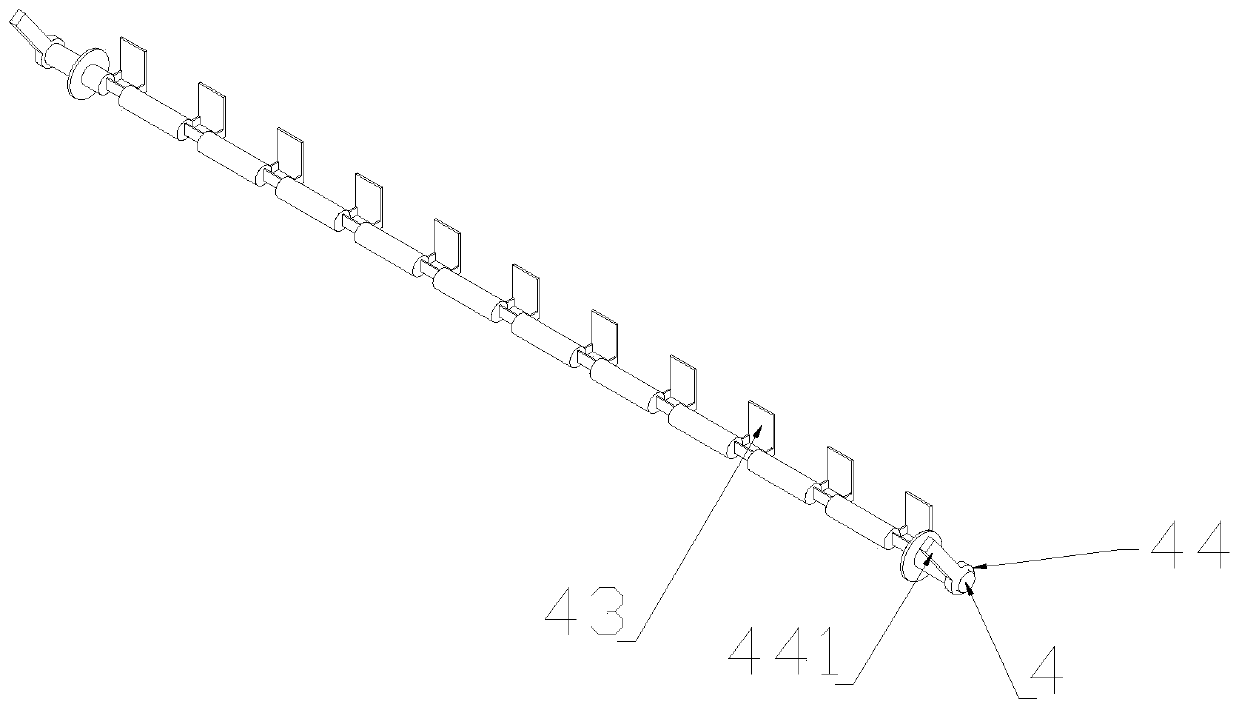 Tobacco raw material recycling device facilitating unloading