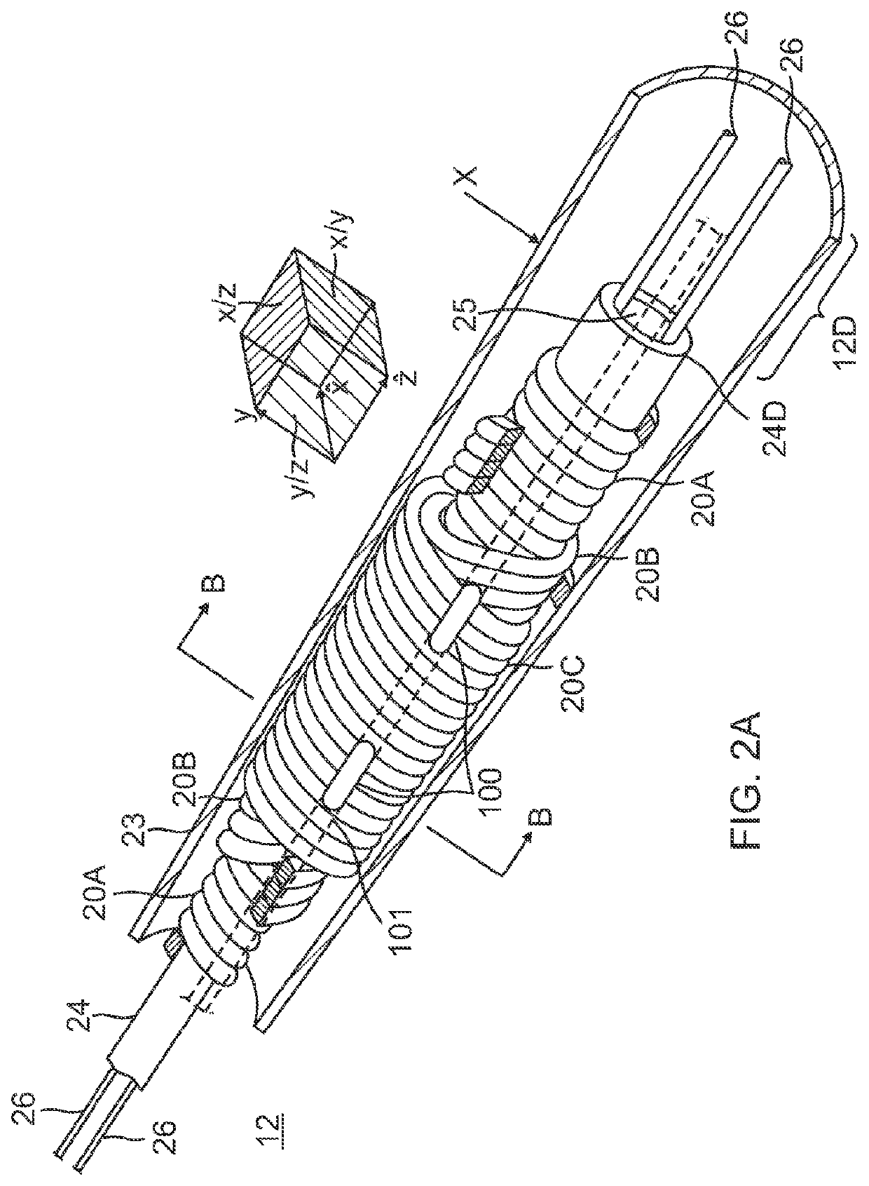 Steerable sheath with variable curve span