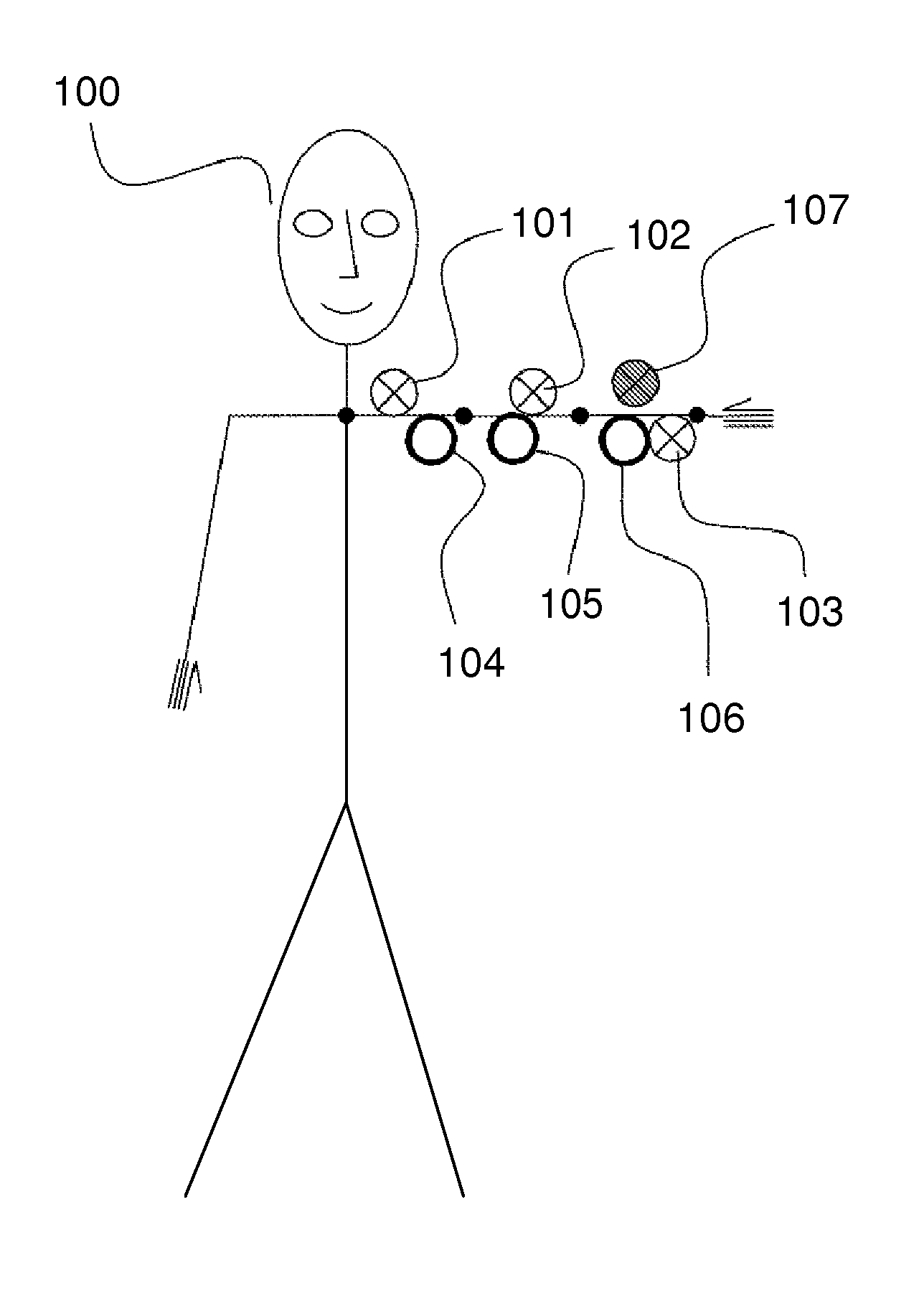 System for capturing movements of an articulated structure