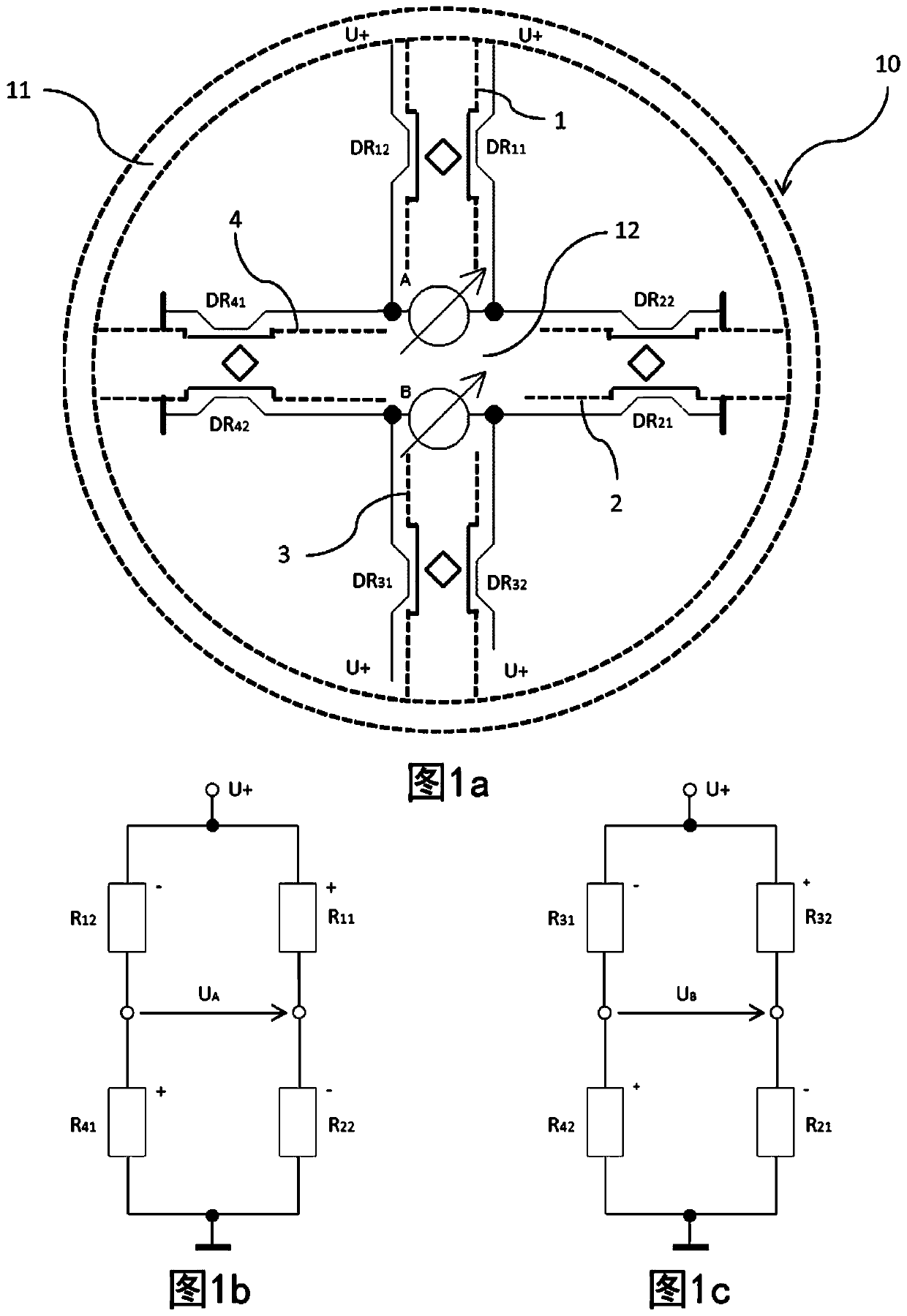 Torque sensor and method for detecting torque developed on or in a joint of an articulated arm robot