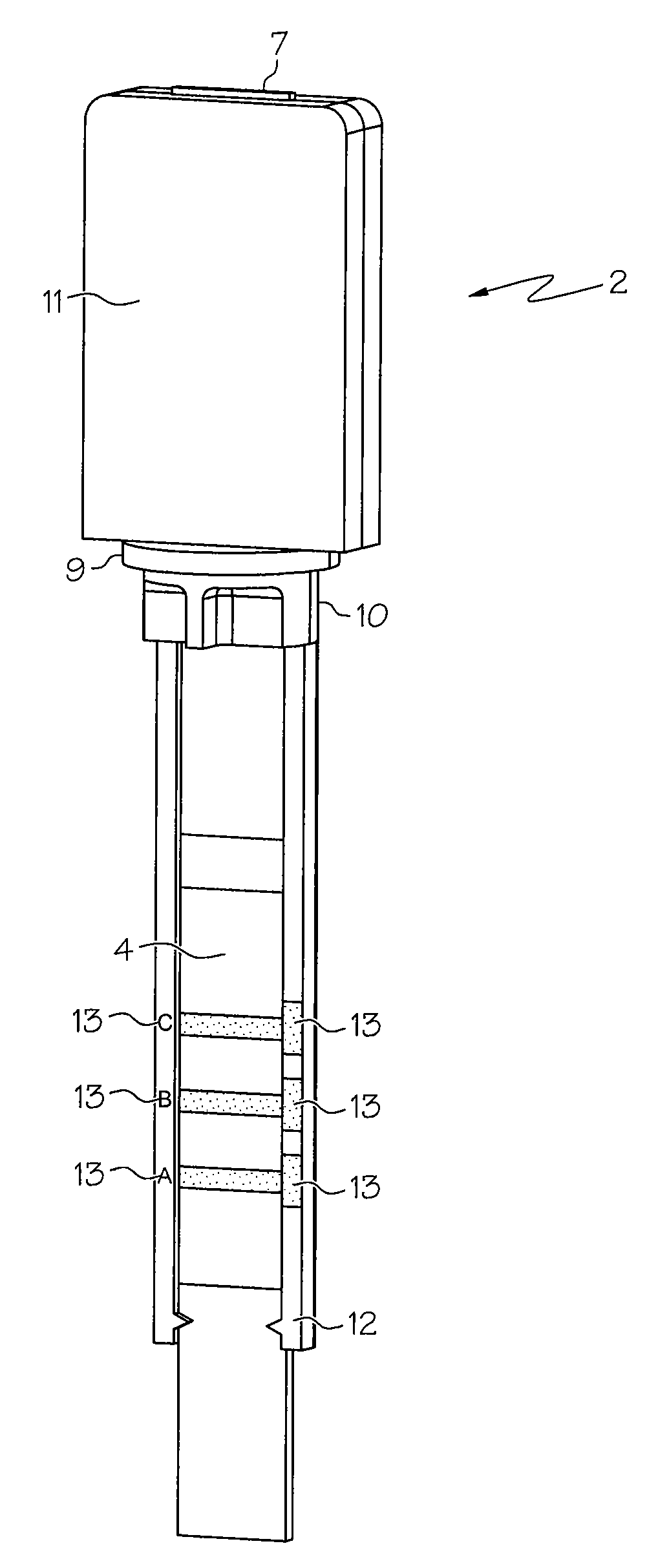 Immunoassay test device and method of use