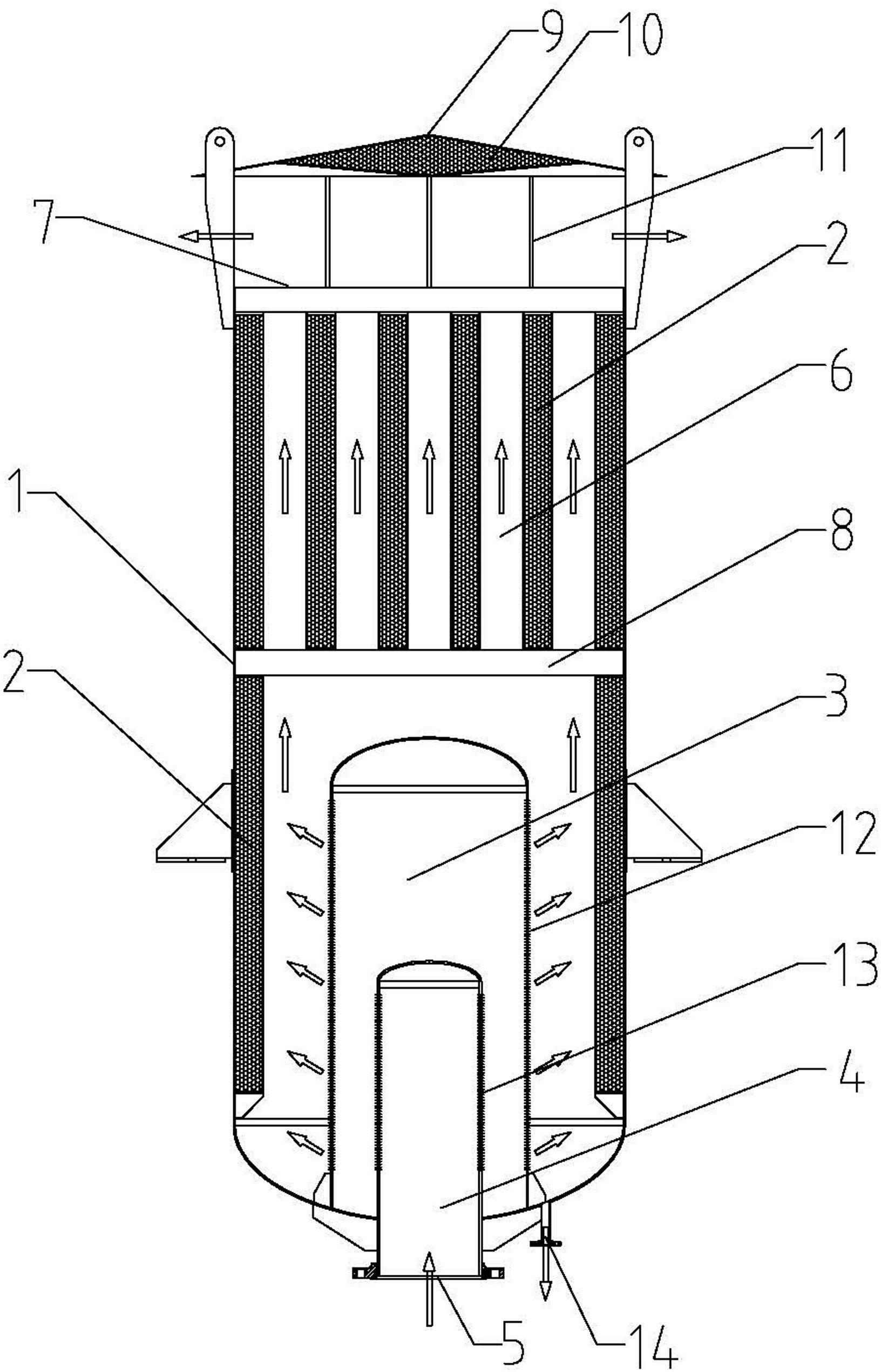 Impedance combined type silencer