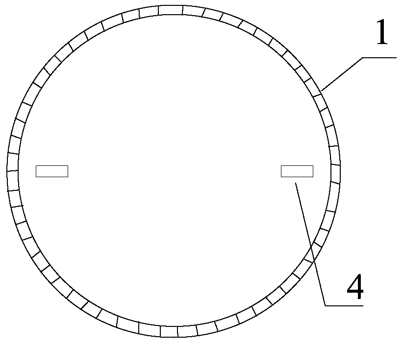 A flow control device in kr desulfurization hot metal tank