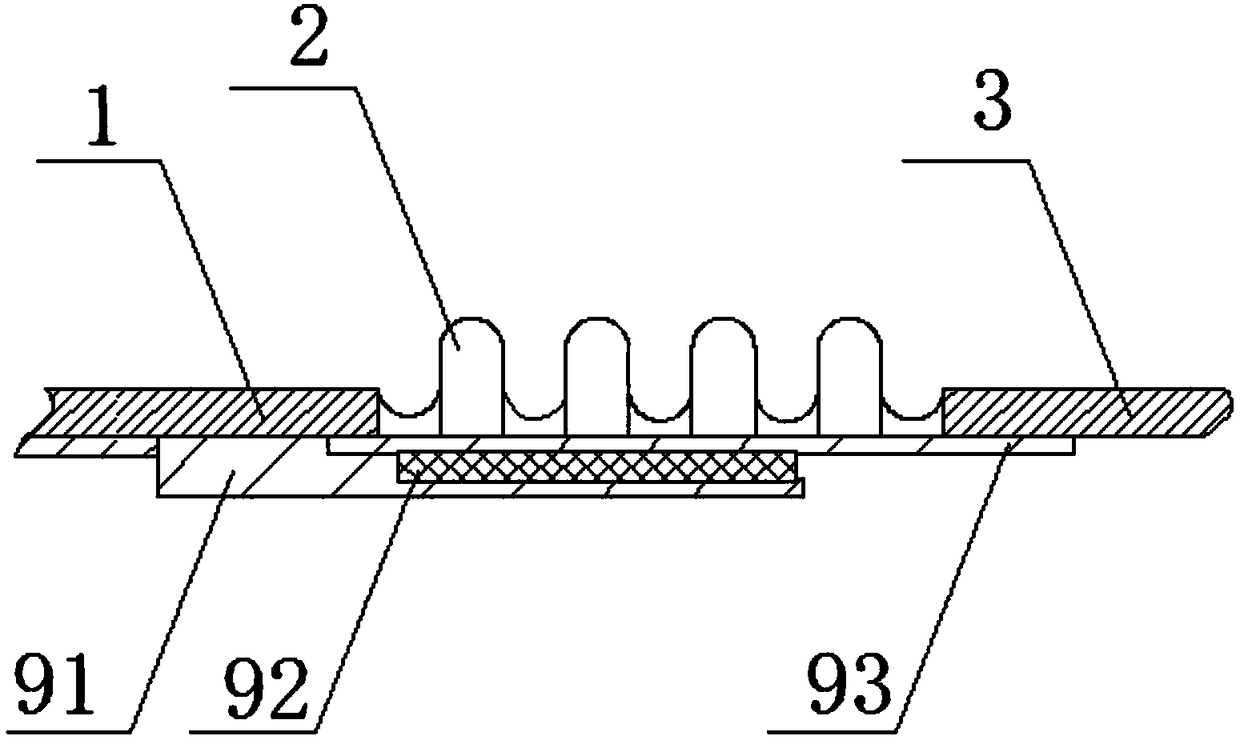 Municipal garden drainage pipe sleeve compensator