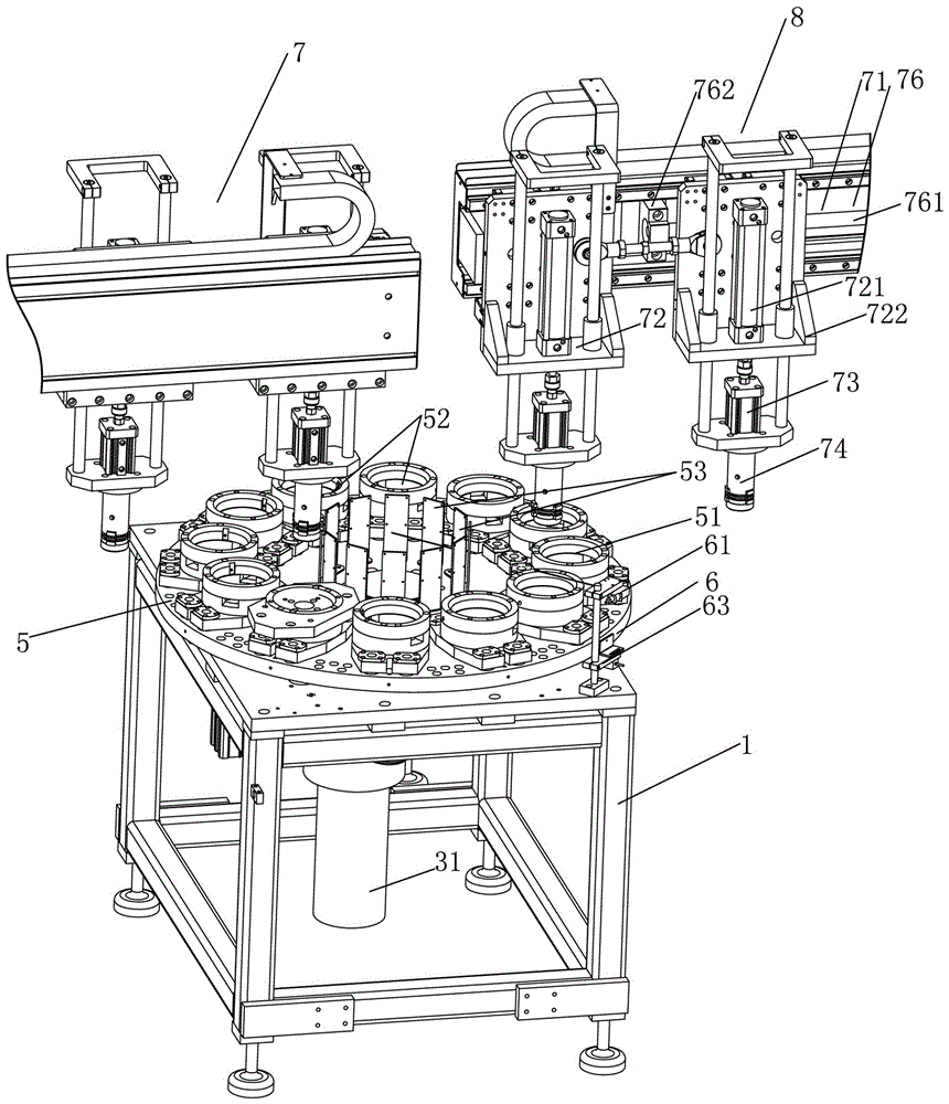 Rotating disc feeding device