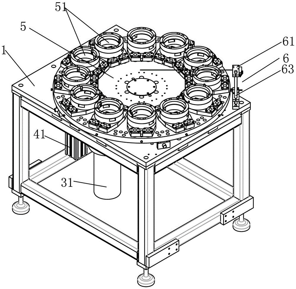 Rotating disc feeding device