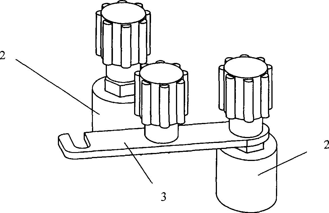 Secondary clamping board device for electrical power system relay protection