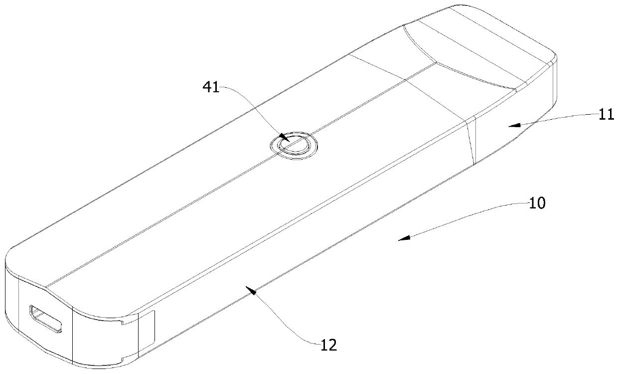 Multi-flavor electronic cigarette capable of switching flavor by pressing button