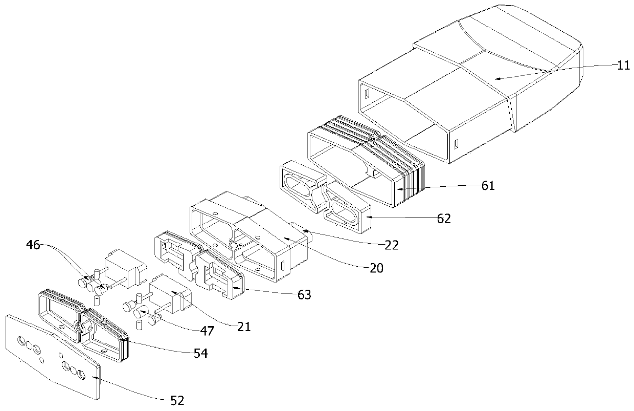 Multi-flavor electronic cigarette capable of switching flavor by pressing button