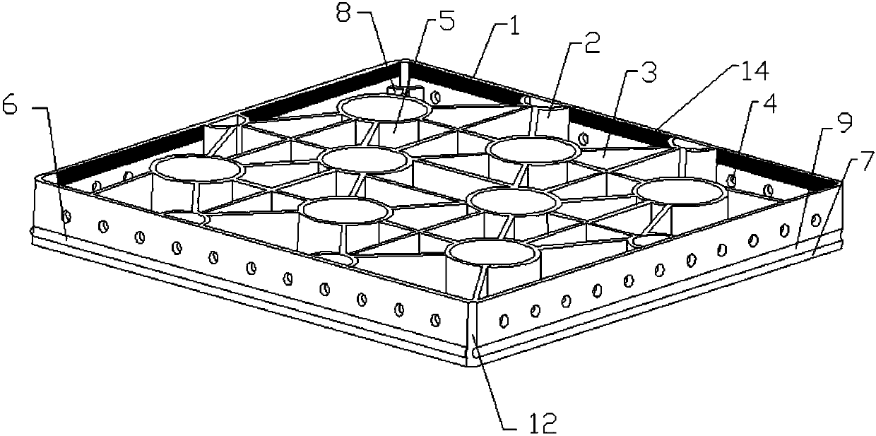 All-plastic building formwork