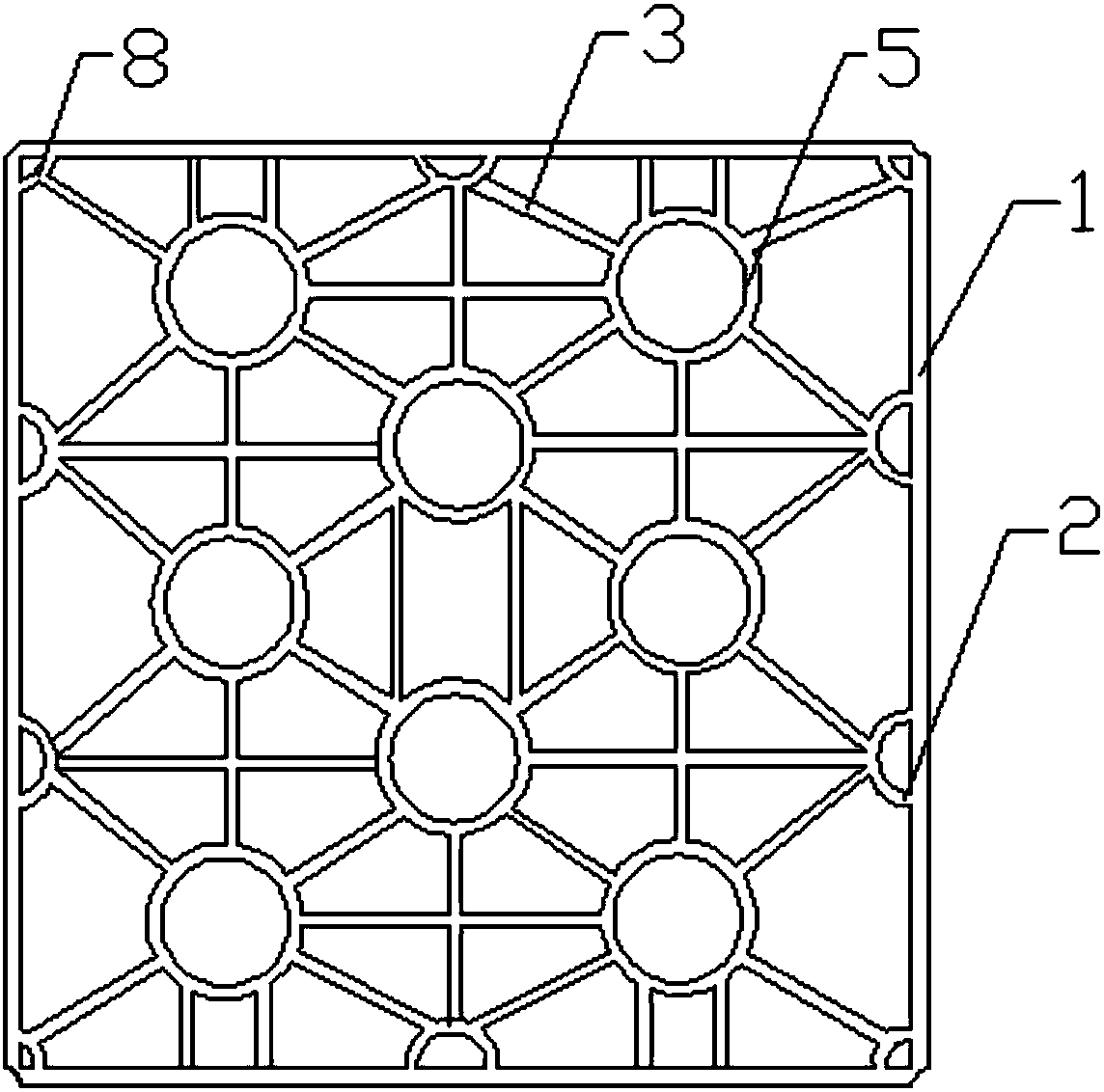 All-plastic building formwork