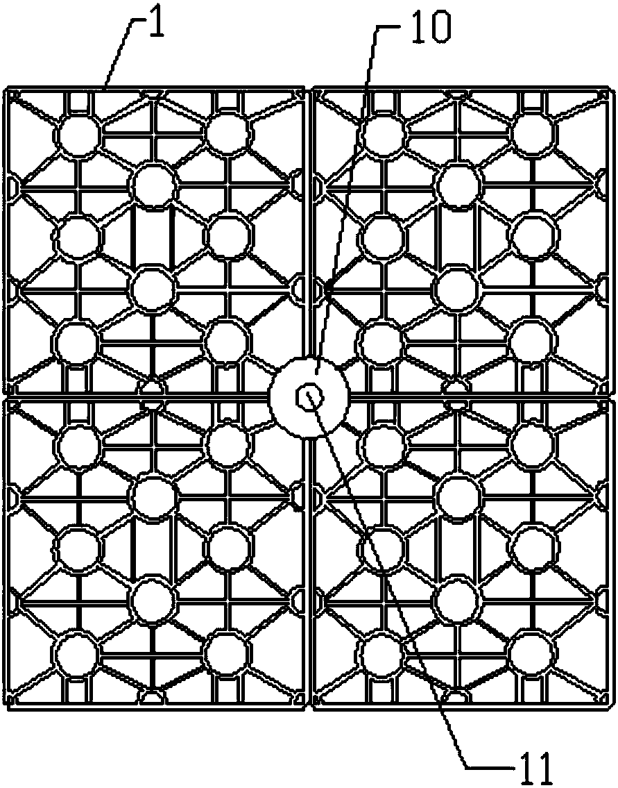 All-plastic building formwork