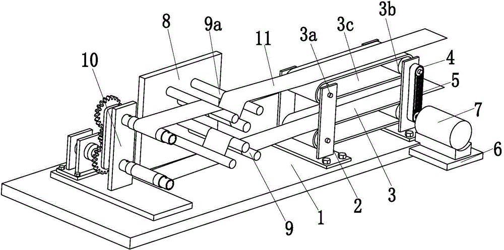 Dialyzing paper winding equipment