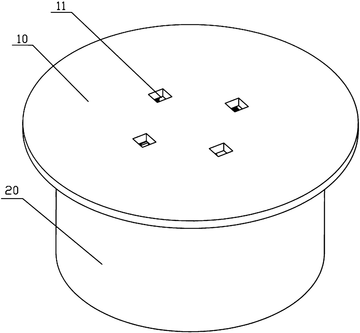 Dining table capable of automatically replacing garbage bags