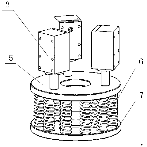 Spring energy storage hydraulic operation mechanism and energy storage spring unit