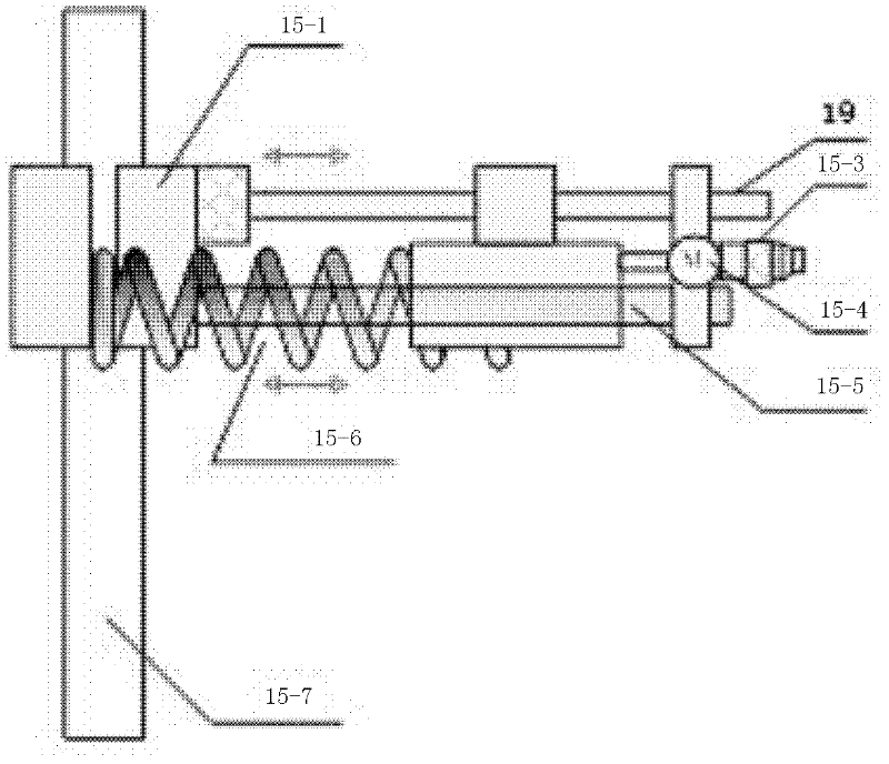 Two-phase flow interface parameter distribution characteristic experiment device under swinging condition