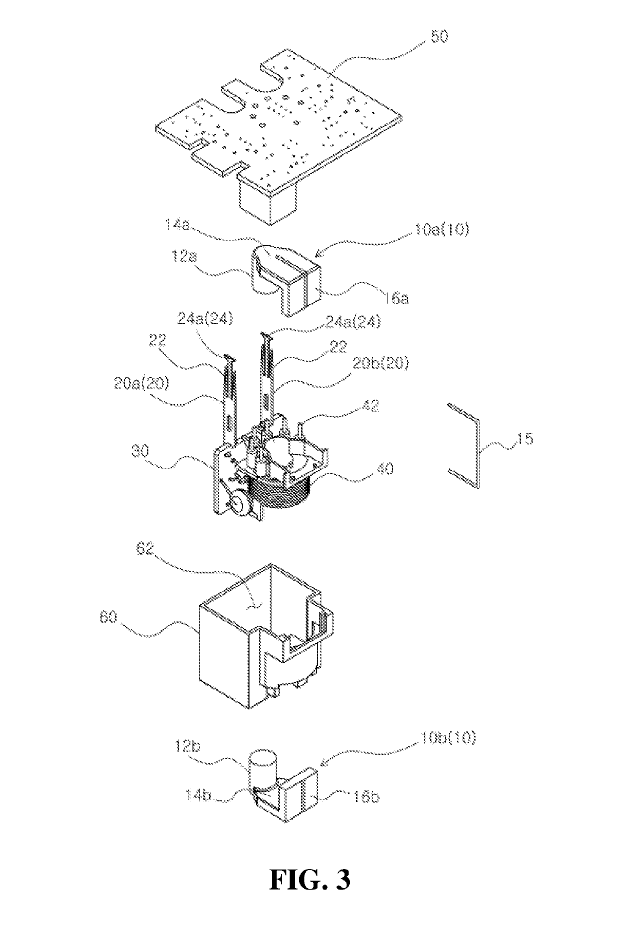 Cluster ionizer for vehicle utilizing needle electrodes