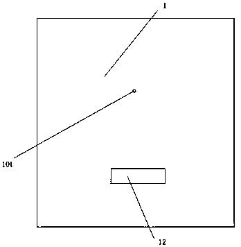 Plate drilling device