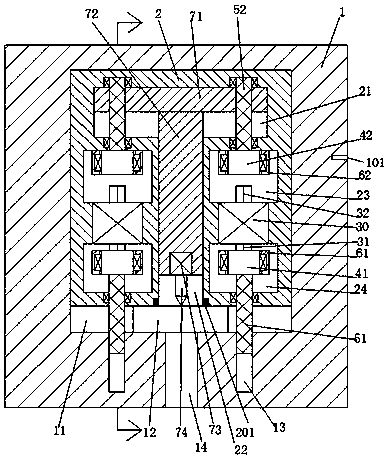 Plate drilling device