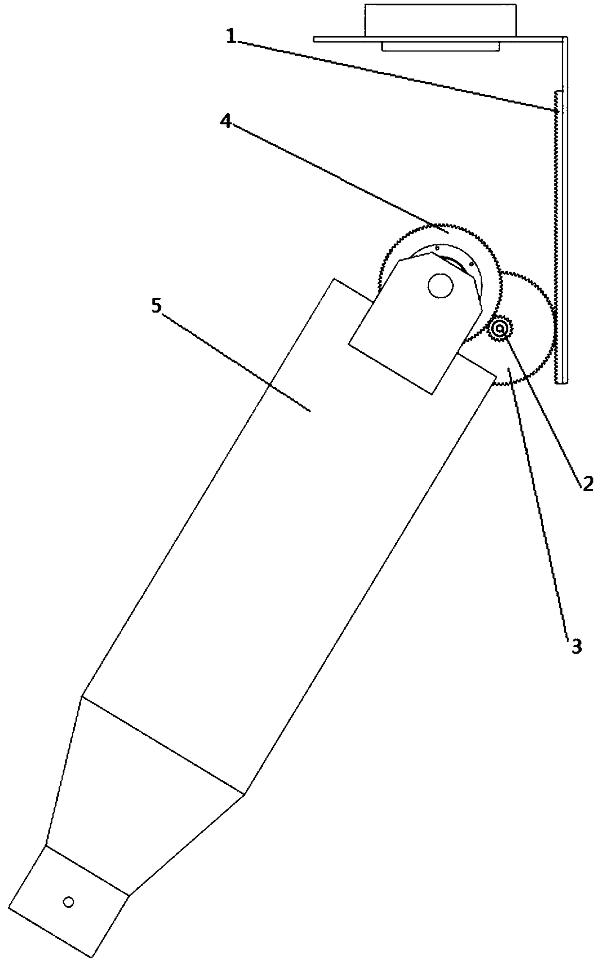 A Linked Swing Head Device with Height Difference Compensation and Its Parameter Determination Method