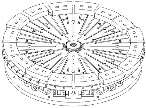 Anti-vibration core expanding tool with locking function