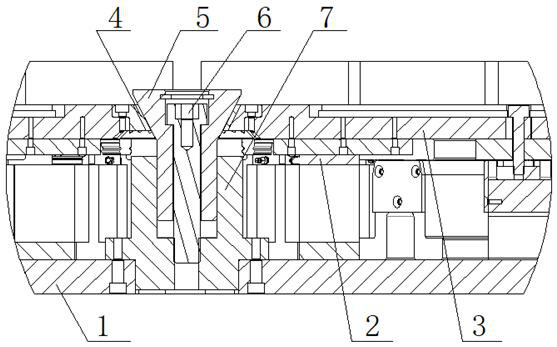 Anti-vibration core expanding tool with locking function