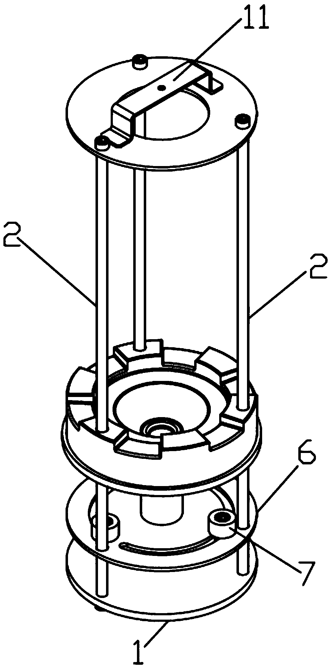 Cutting fluid waste oil clearing device