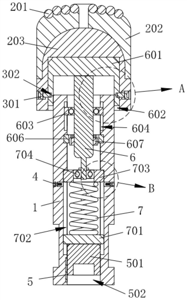 Hard rock stratum crushing drill bit with protection function