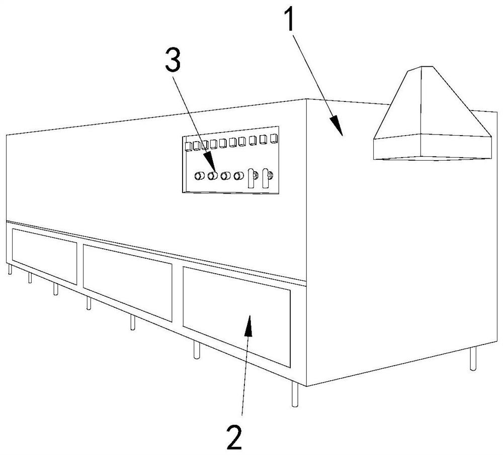 Bamboo charcoal fiber production equipment with moisture regain-proof function