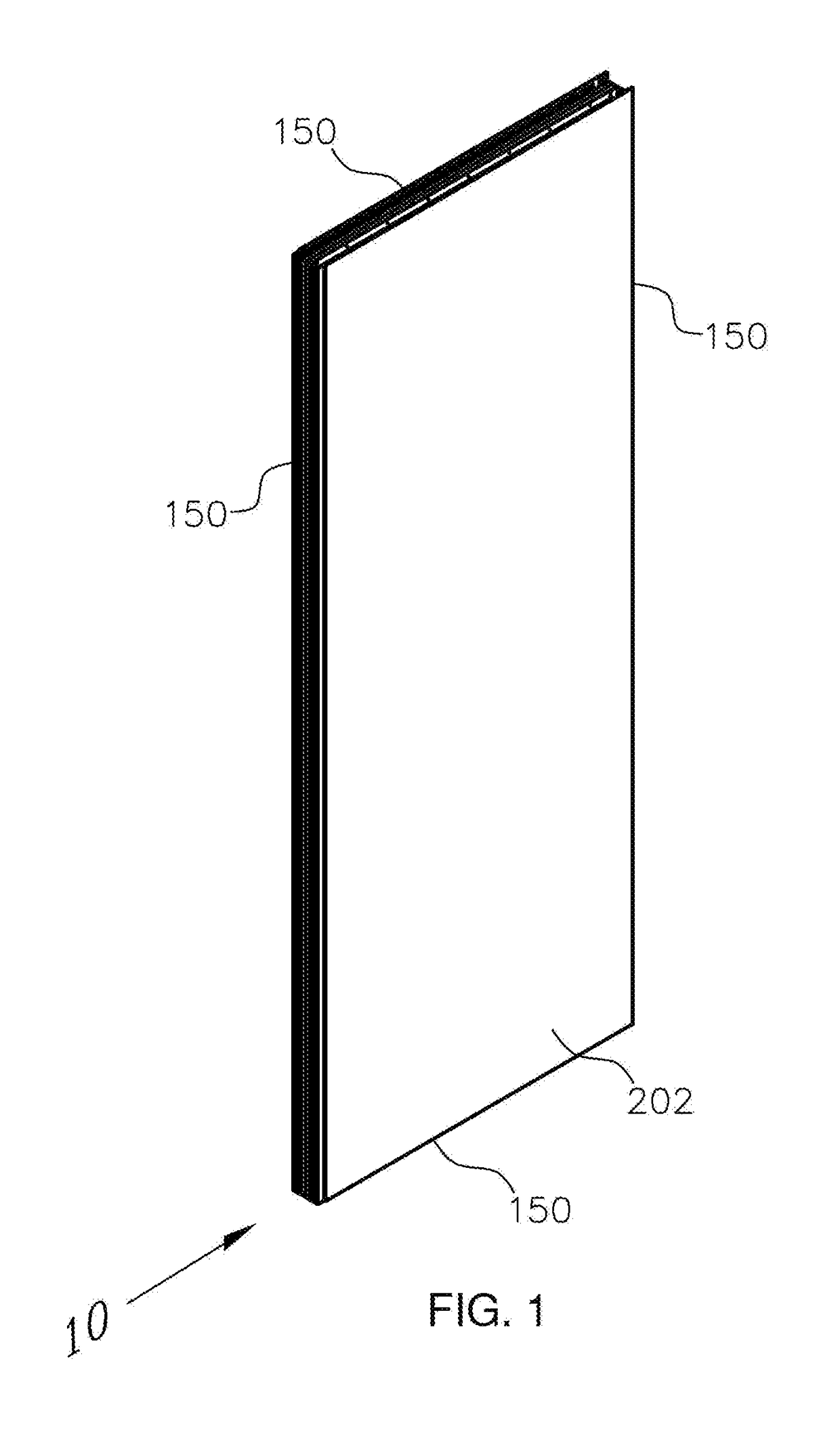 Layered fire-retardant panel