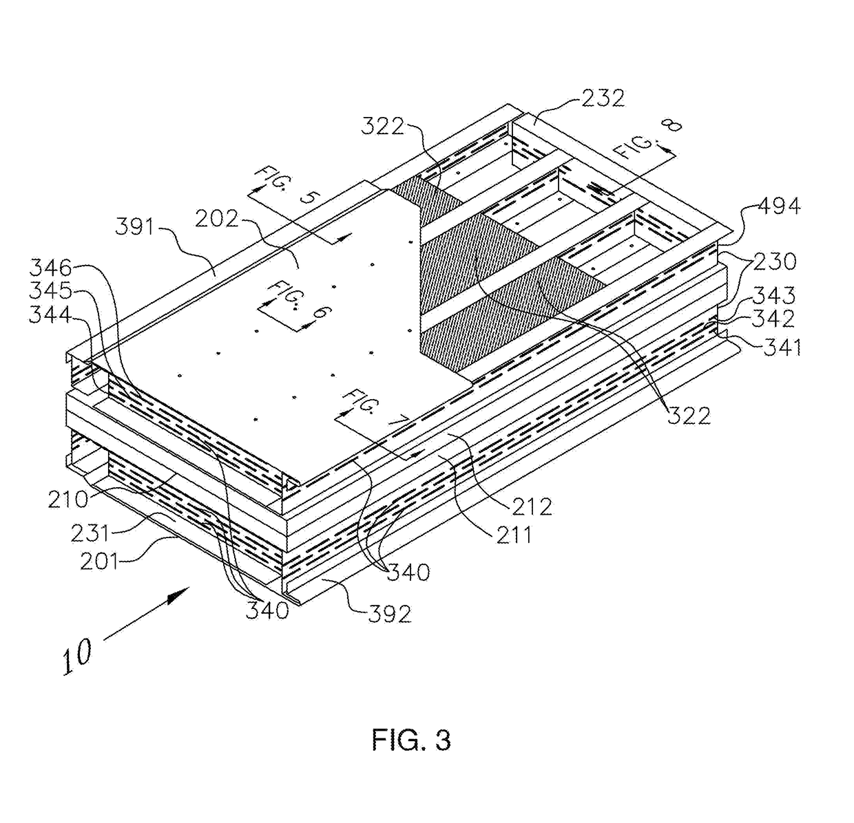 Layered fire-retardant panel