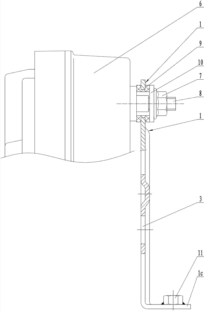 Meter support assembly for motorcycle