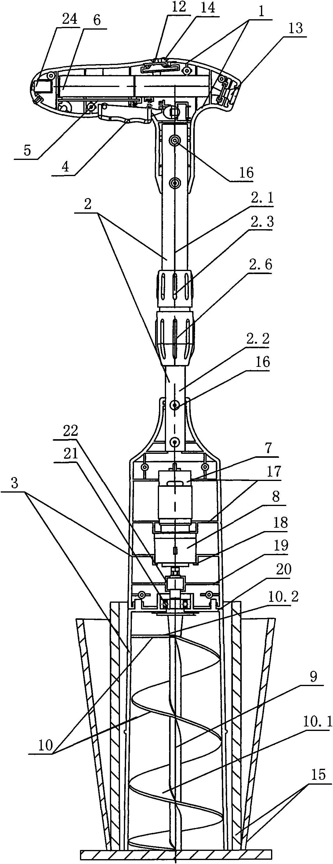 Device for picking pet dejecta