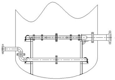 Gas inlet device of chloromethane reaction tower