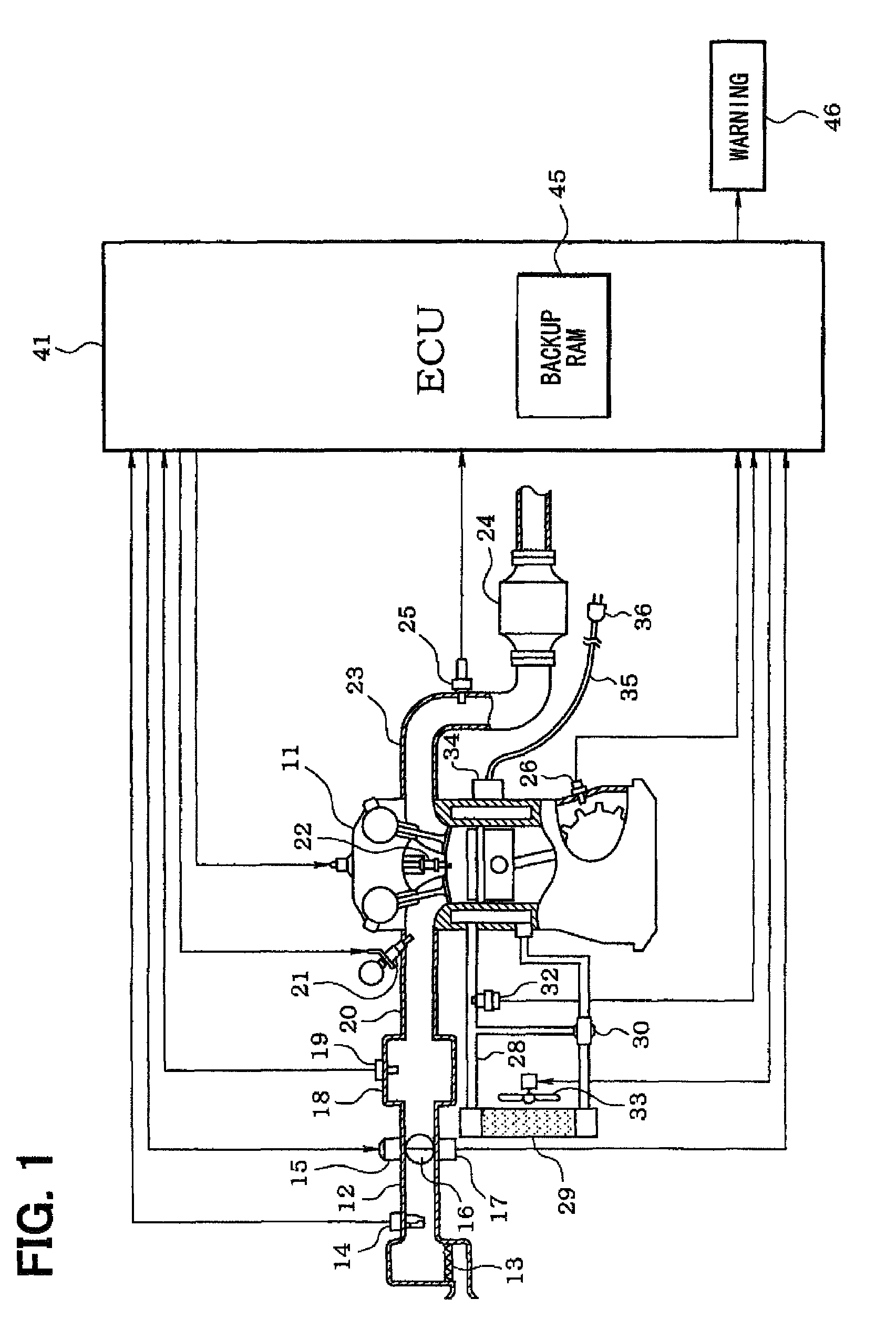 Controller, cooling system abnormality diagnosis device and block heater determination device of internal combustion engine