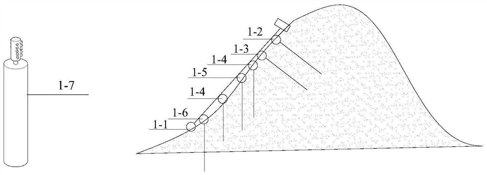 Slope deformation wireless monitoring system and method