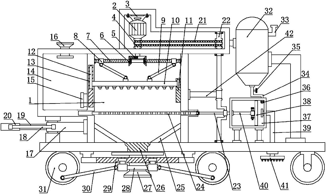 Municipal green belt soil remediation device