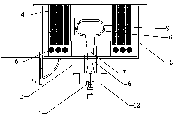 Electronic vaporizing combustion equipment based on alcohol-based liquid fuel